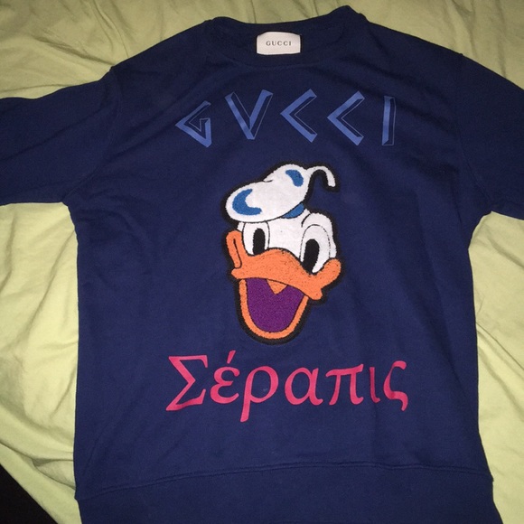 Gucci Other - GUCCI Donald Duck appliqué sweatshirt